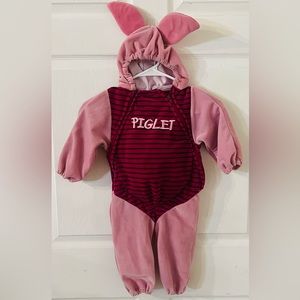Disney Store Piglet Halloween Costume..6-12 months!! Soft and warm! DISNEY!!